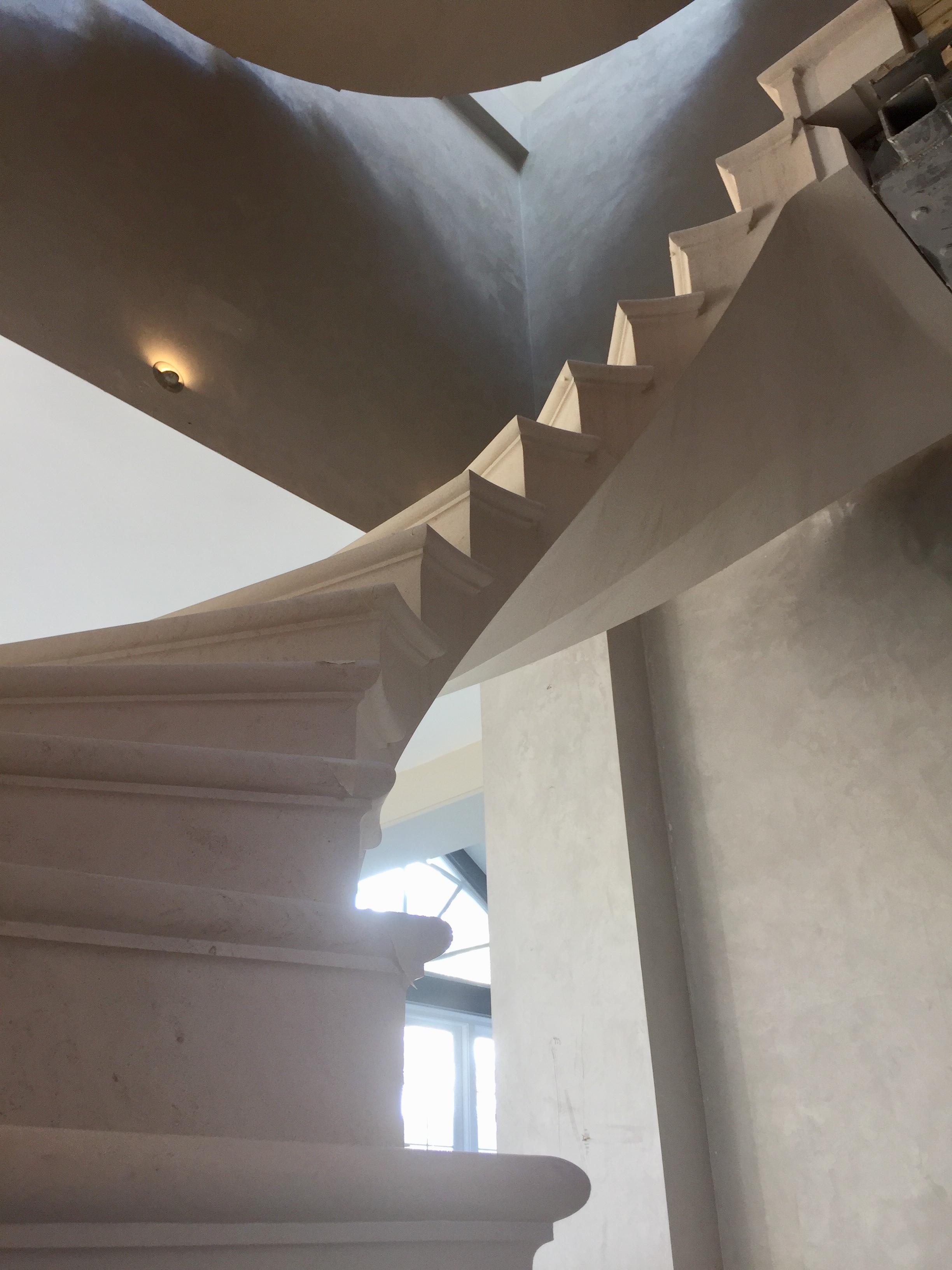 Post-tensioned Staircase