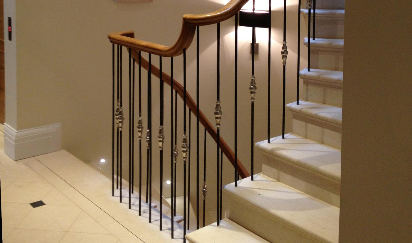 stone stairs London, a cantilevered stone staircase  