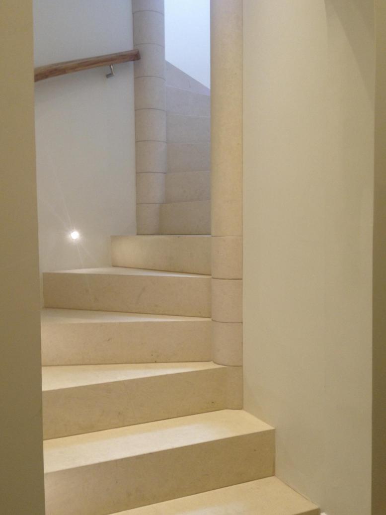 stone spiral staircase 