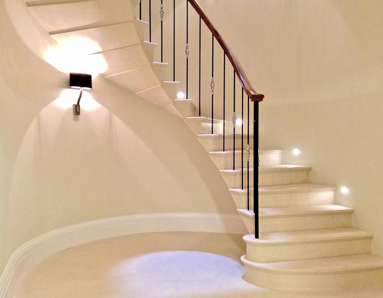 cantilevered stone staircase London 