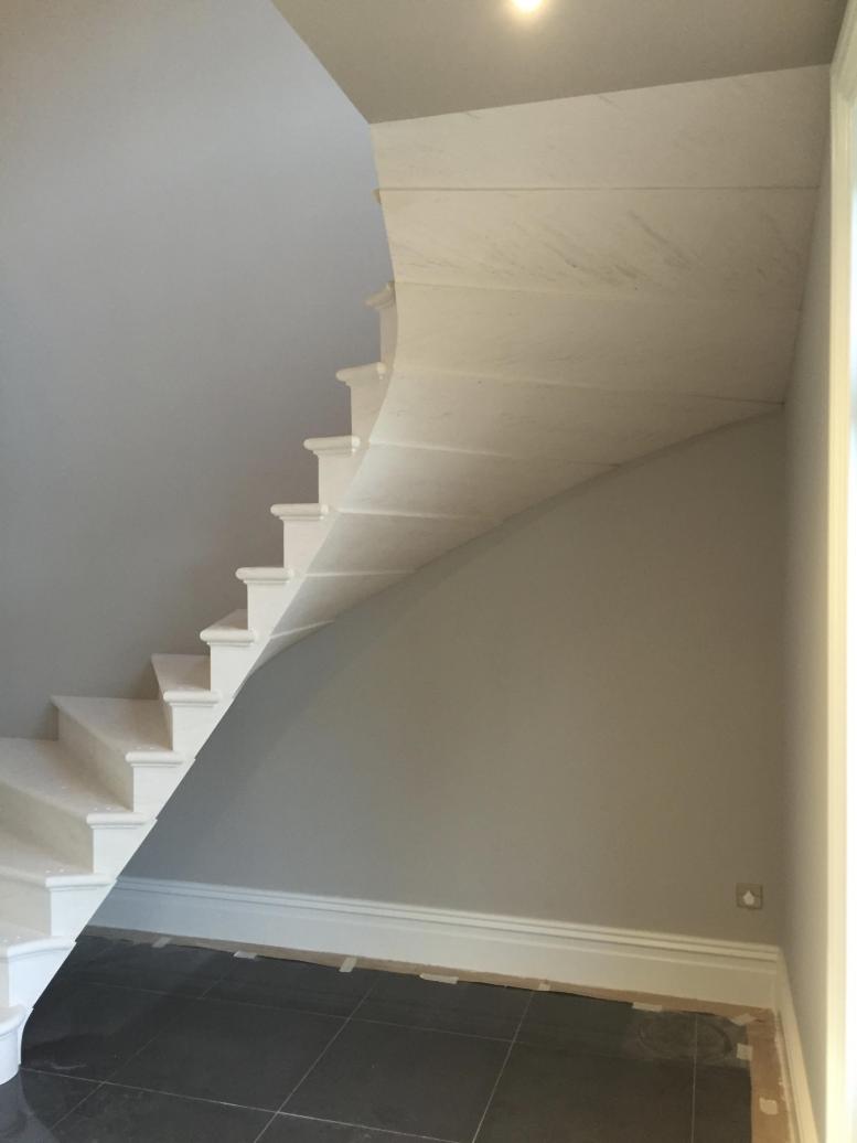 stone stairs soffit