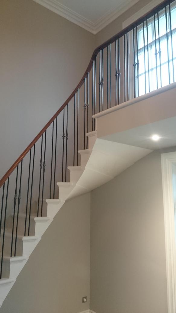 Cantilevered stone stairs in Leicestershire