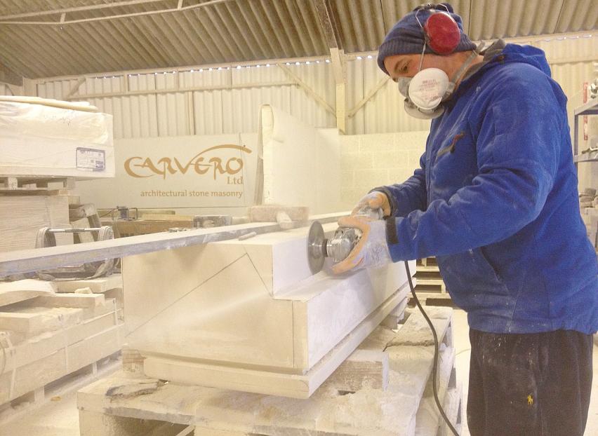 Making of Steps for a Floating Stone Staircase