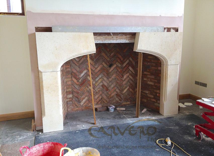 Some bespoke stone fireplaces...