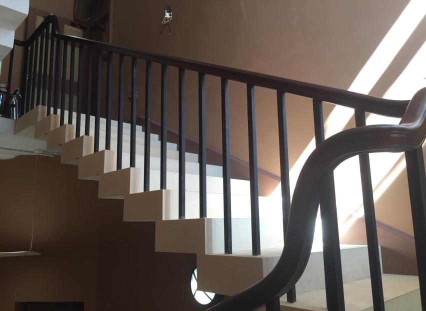 Stone staircase at Lincoln castle 