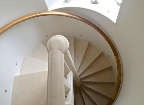 stone spiral staircase